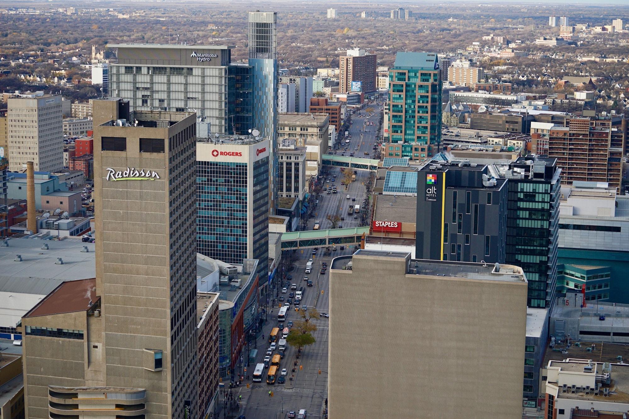 Radisson Hotel Winnipeg Downtown Exterior foto